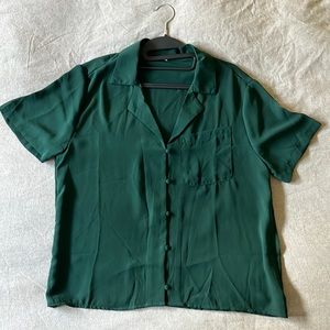 Green shirt / shein / never used but no tags